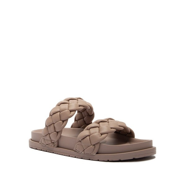 Qupid braided store sandals